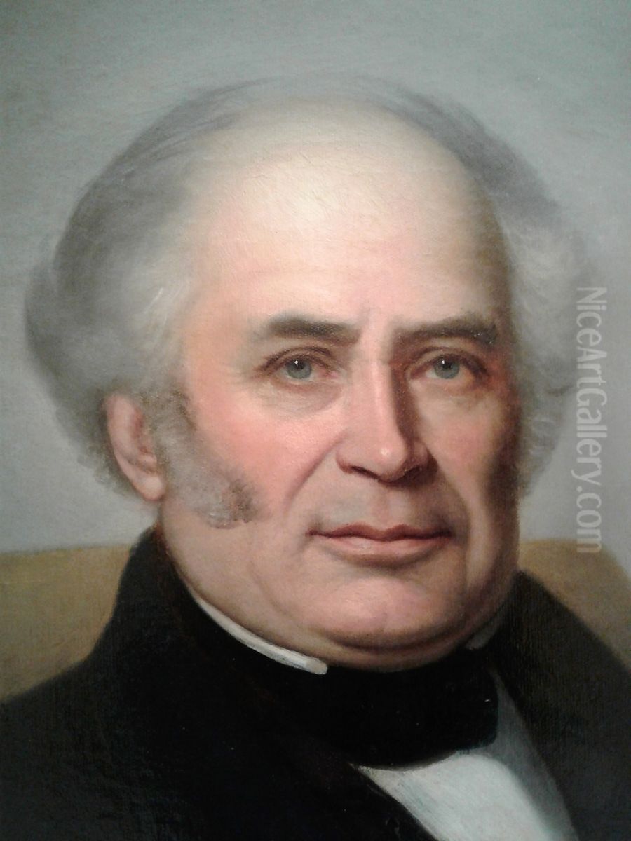 Edouard-Martial Leprohon Oil Painting by Theophile Hamel