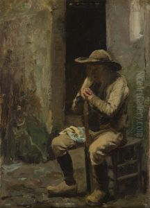 A farmer of Faouet sitting down