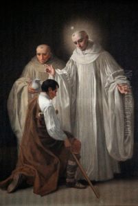 San Bernardo de Claraval curando a un tullido