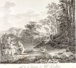 Bathing nymphs