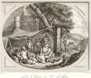 Gypsies under a Tent near a Ruin