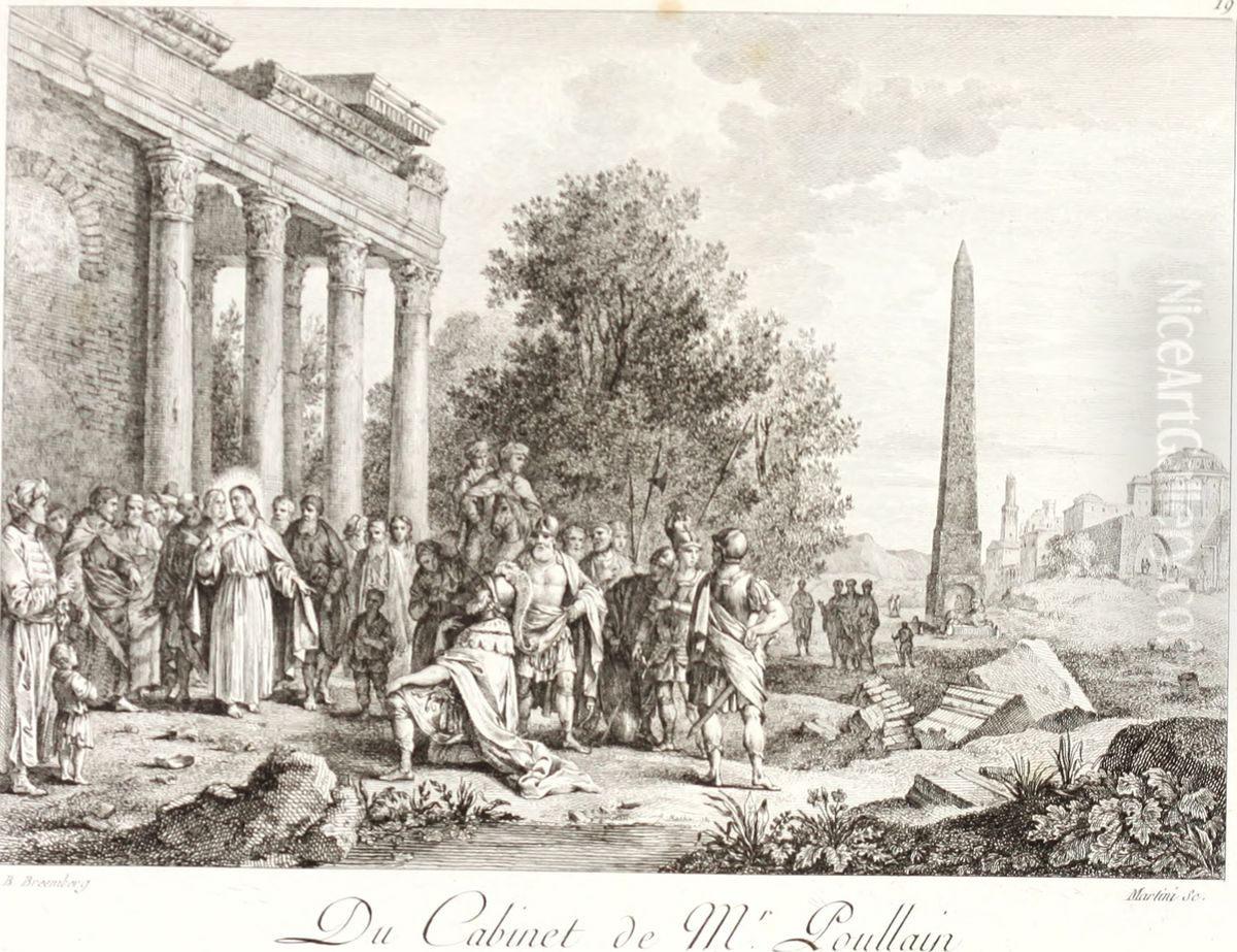 Christ and the centurion of Capernaum Oil Painting by Bartholomeus Breenbergh