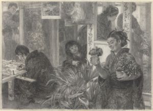 Japanese Artist at Work