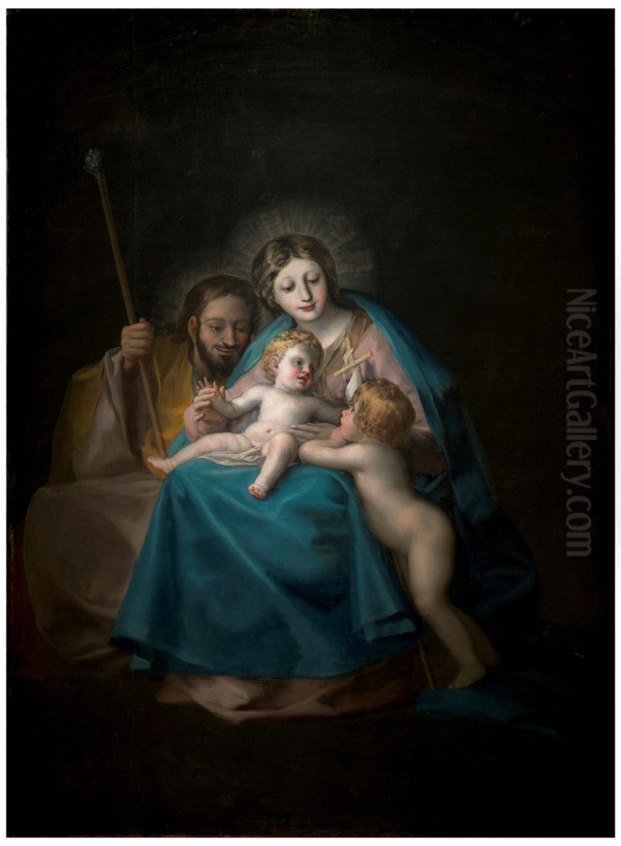 La Sagrada Familia Oil Painting by Francisco Goya Fuendetodos