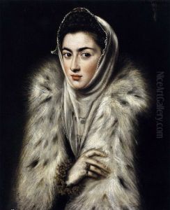 Eine Dame im Pelz(Luchsfell)