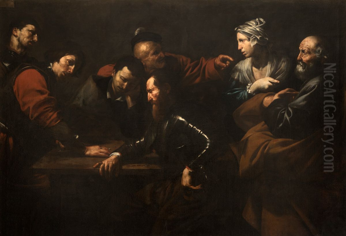 The Denial of Saint Peter Oil Painting by Jusepe de Ribera