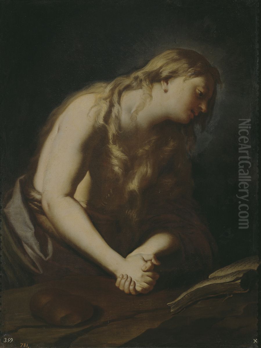 Penitent Magdalen Oil Painting by Francesco Trevisani