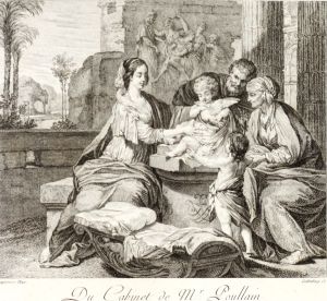 The Holy Family and St. Elizabeth and infant John the Baptist by Gerard de Lairesse