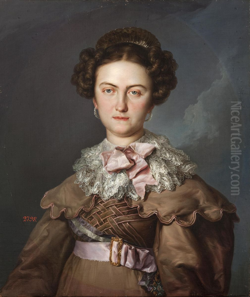 Maria Josepha of Saxony Oil Painting by Vicente Lopez Portana