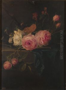 Flowers on a plate