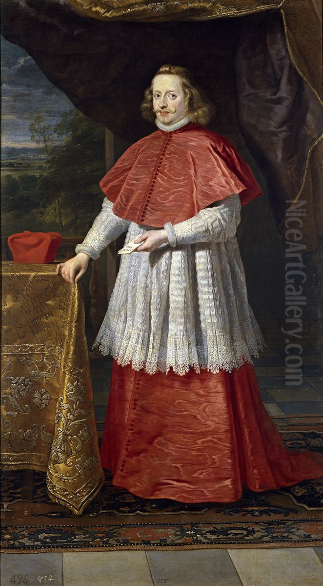 Kardinal-Infant Ferdinand von Osterreich Oil Painting by Gaspar De Crayer
