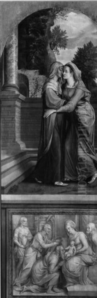 39-42; Mathew 2:1-12) Oil Painting by Michiel Coxie