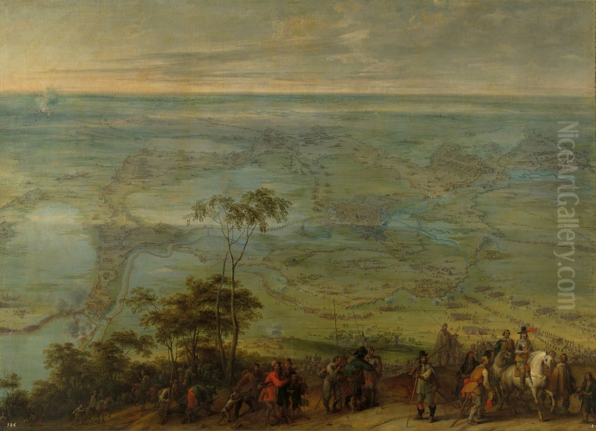 The taking of Breda Oil Painting by Peter Snayers