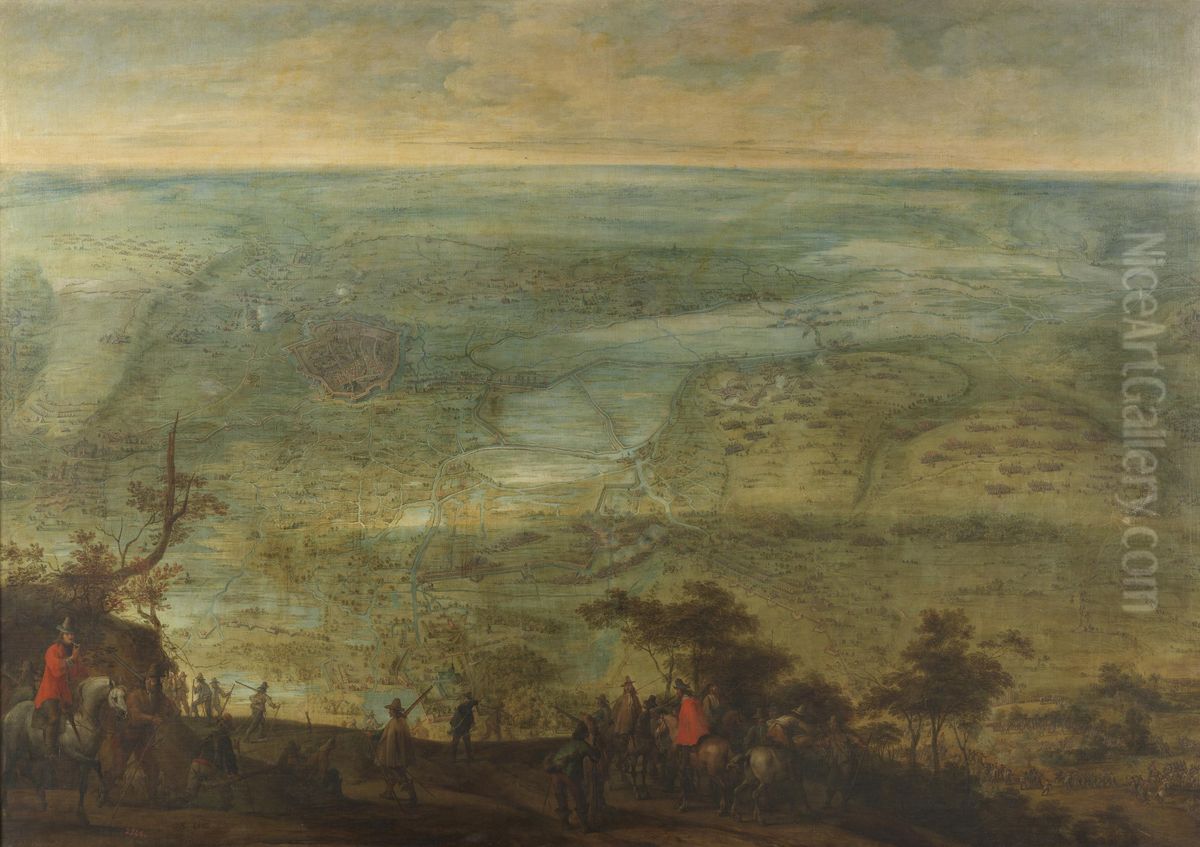 Socorro de Saint-Omer Oil Painting by Peter Snayers