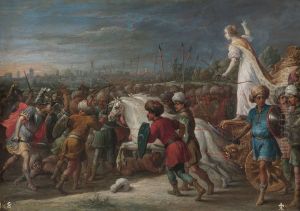 Armida en la batalla frente a los sarracenos
