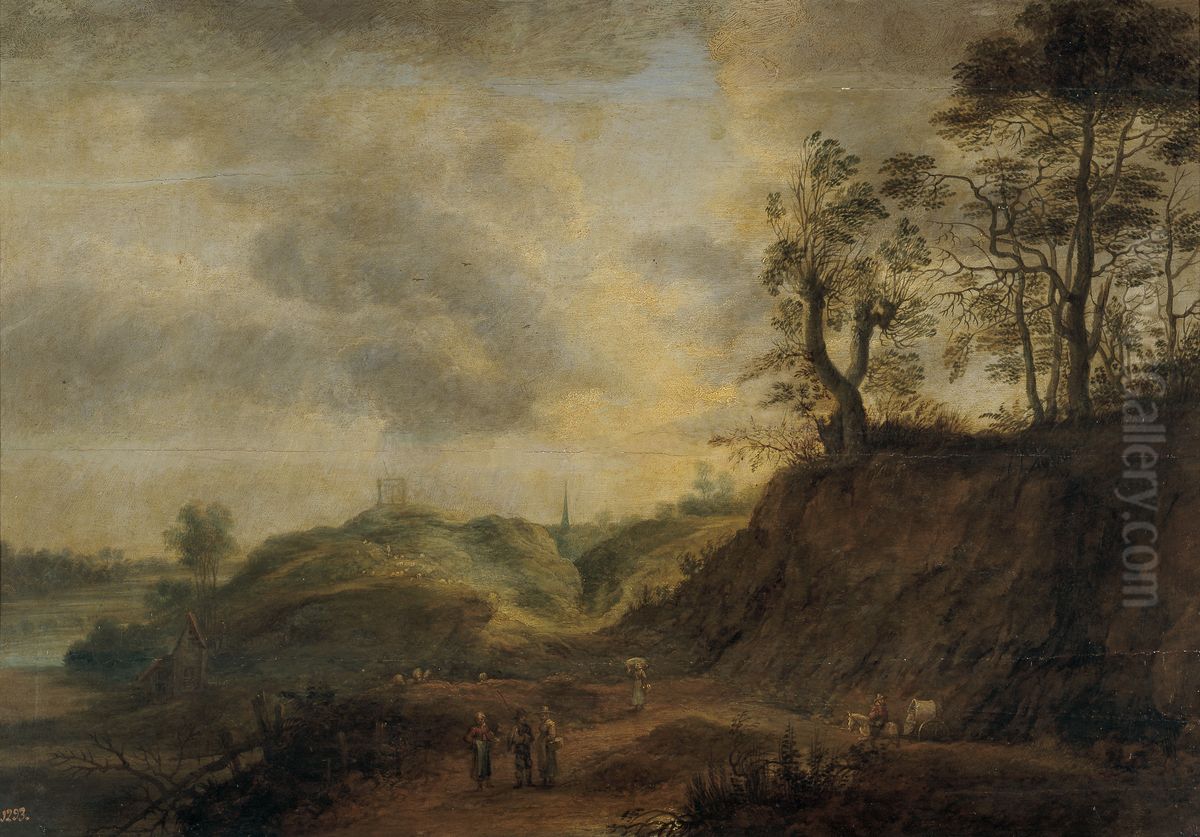 Paisaje Oil Painting by Lucas Van Uden