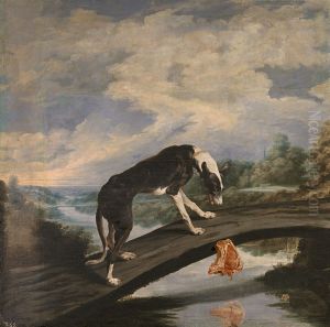 Fable of the dog and its reflection