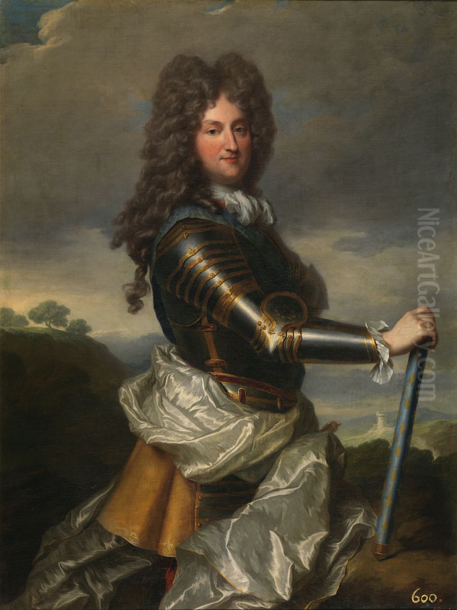 Felipe de Orleans, regente de Francia Oil Painting by Jean-Baptiste Santerre