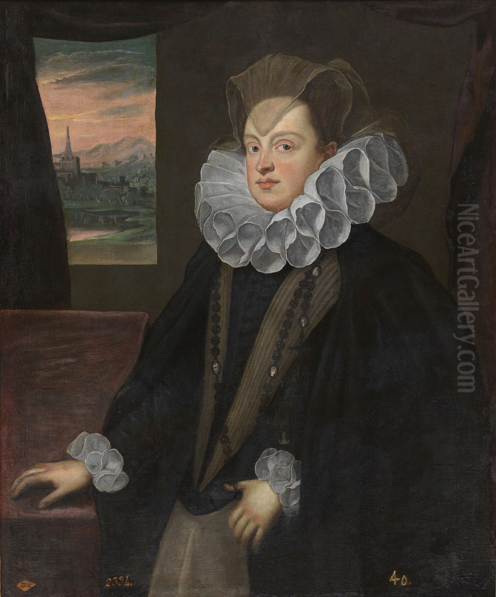 Eleanor de' Medici, Duchess of Mantua Oil Painting by (studio of) Rubens, Peter Paul