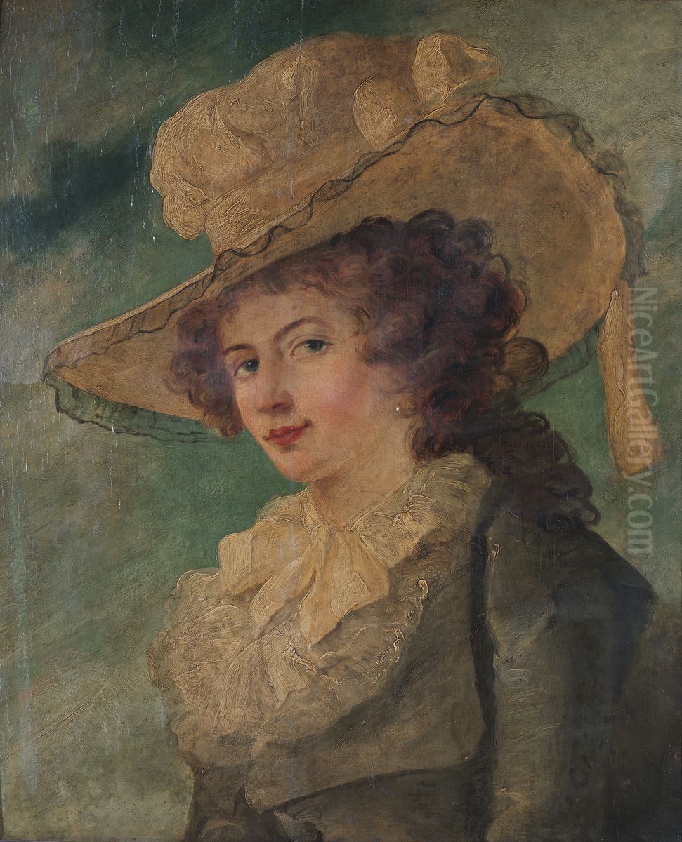 Retrato de dama desconocida Oil Painting by John Hoppner
