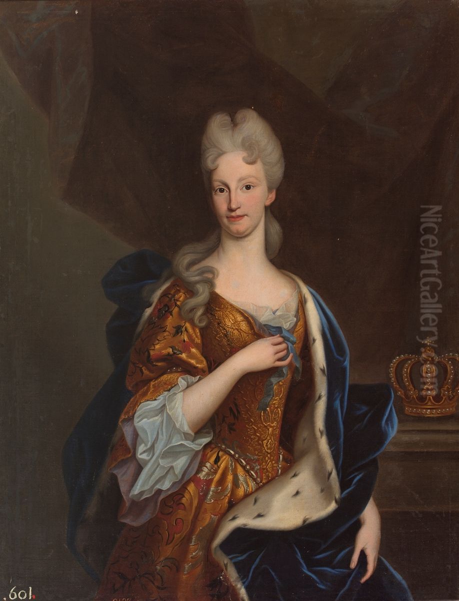 Elisabeth Farnese Oil Painting by Giovanni Maria delle, called Mulinaretto Piane