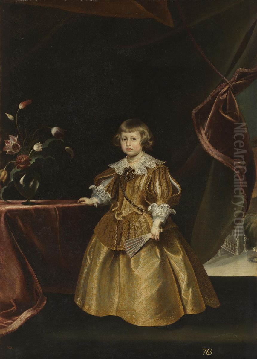 Portrait of an infanta Oil Painting by Frans Luycx