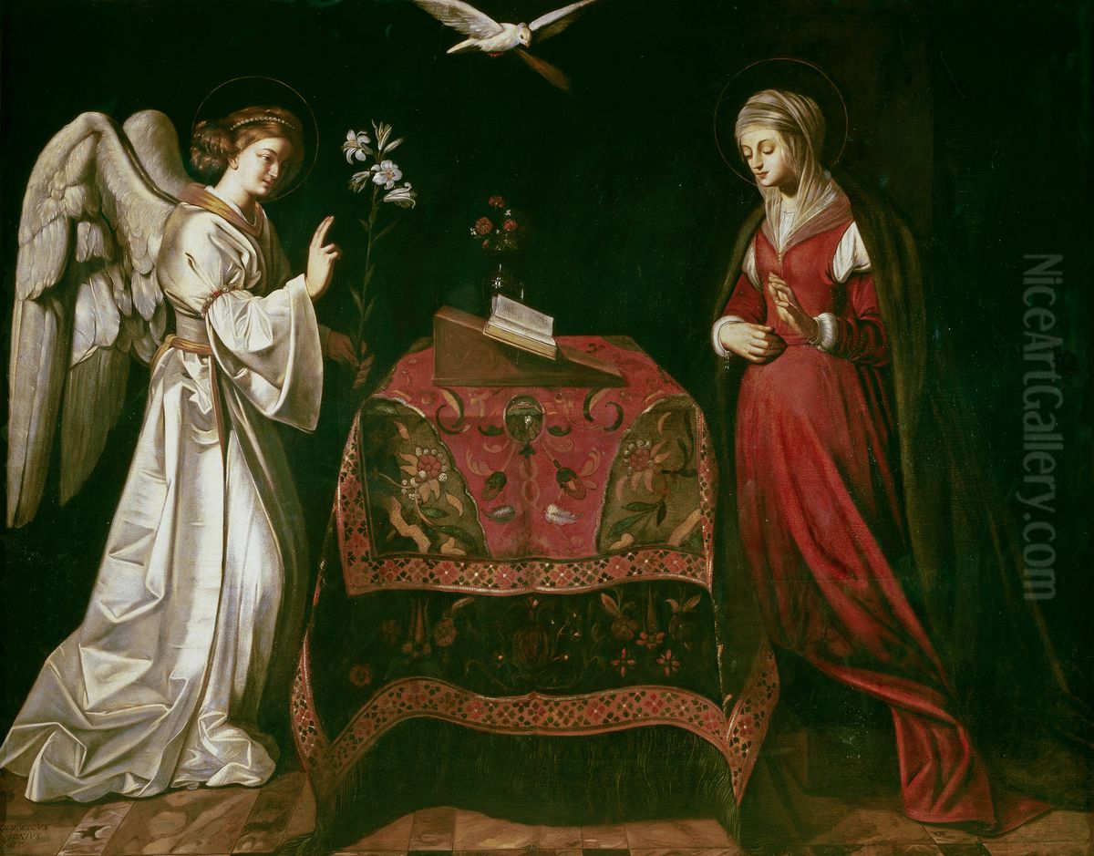 The Annunciation Oil Painting by Louis Finson