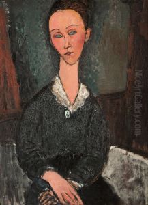 Portrait of a Woman with a White Collar Portrait of a Woman with a White Collar