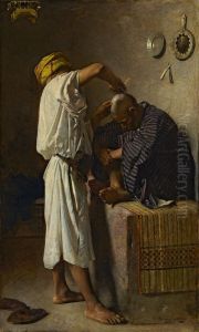 An oriental barbershop