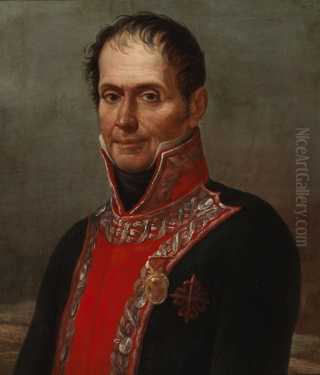 El general Francisco Javier Venegas y Saavedra Oil Painting by Jose Aparicio