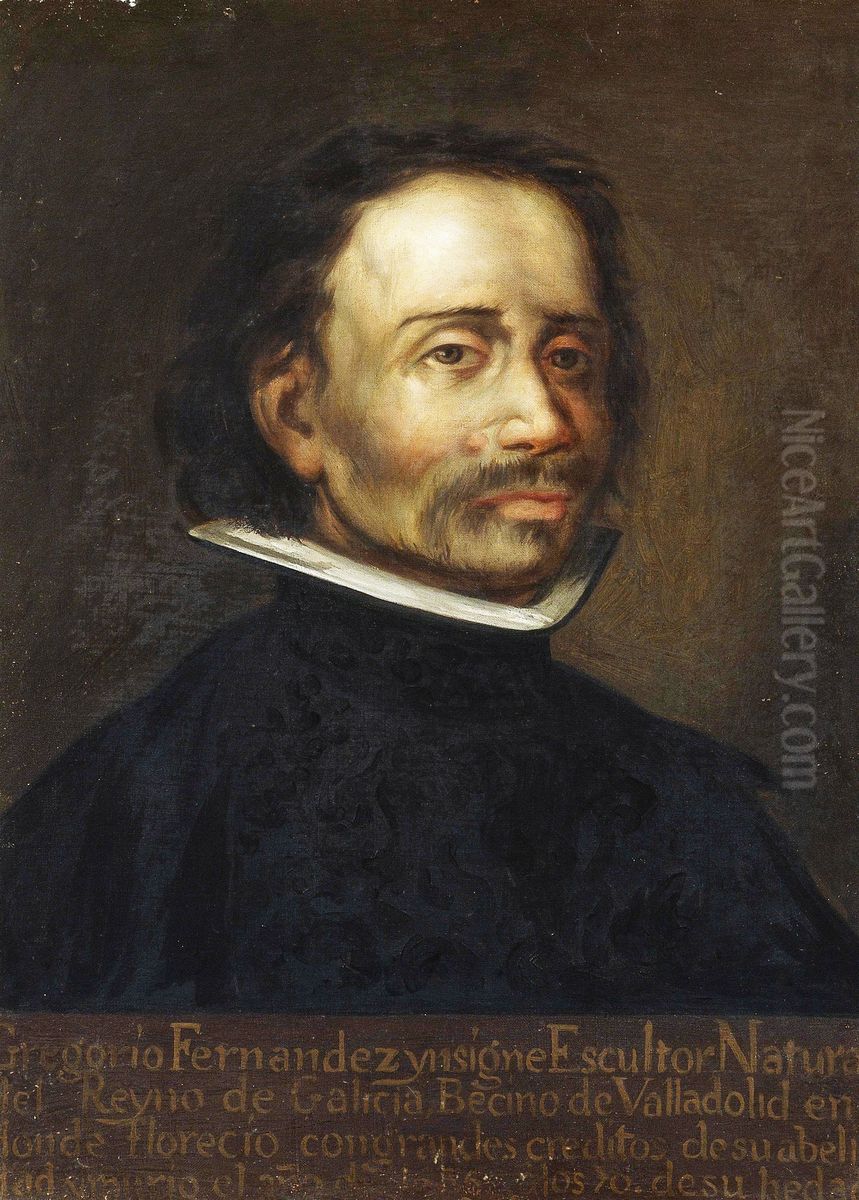 El escultor Gregorio Fernandez Oil Painting by Jose Marti y Monso