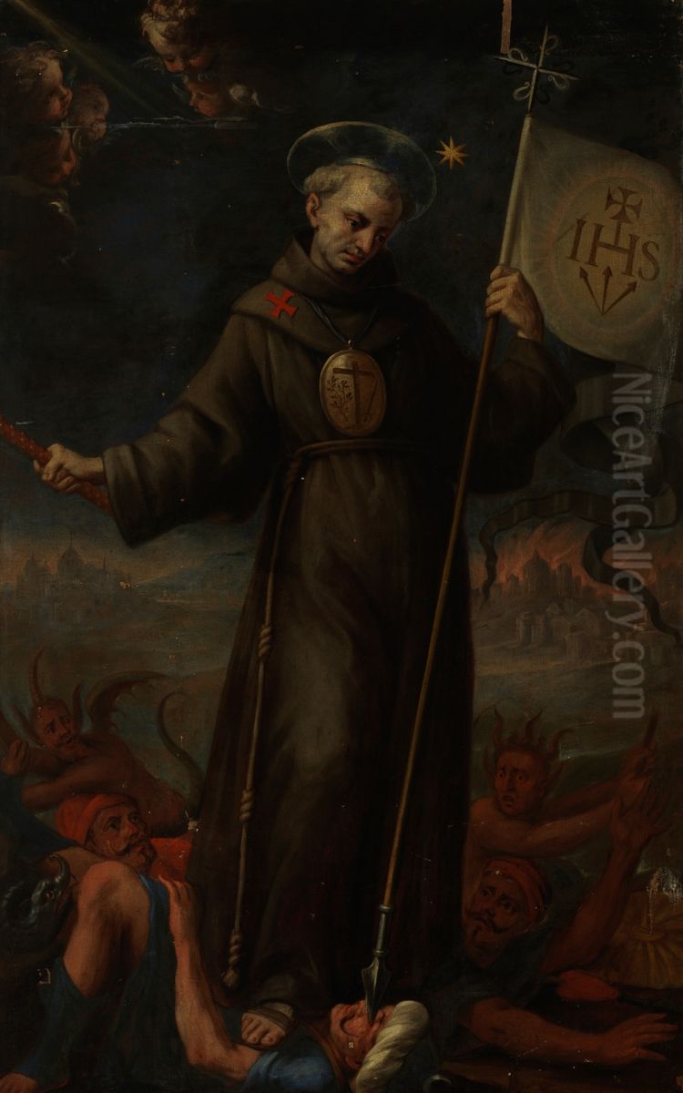 San Juan de Capistrano Oil Painting by Alonso del Arco