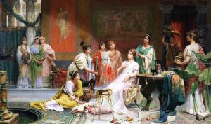 Tocador de una dama romana