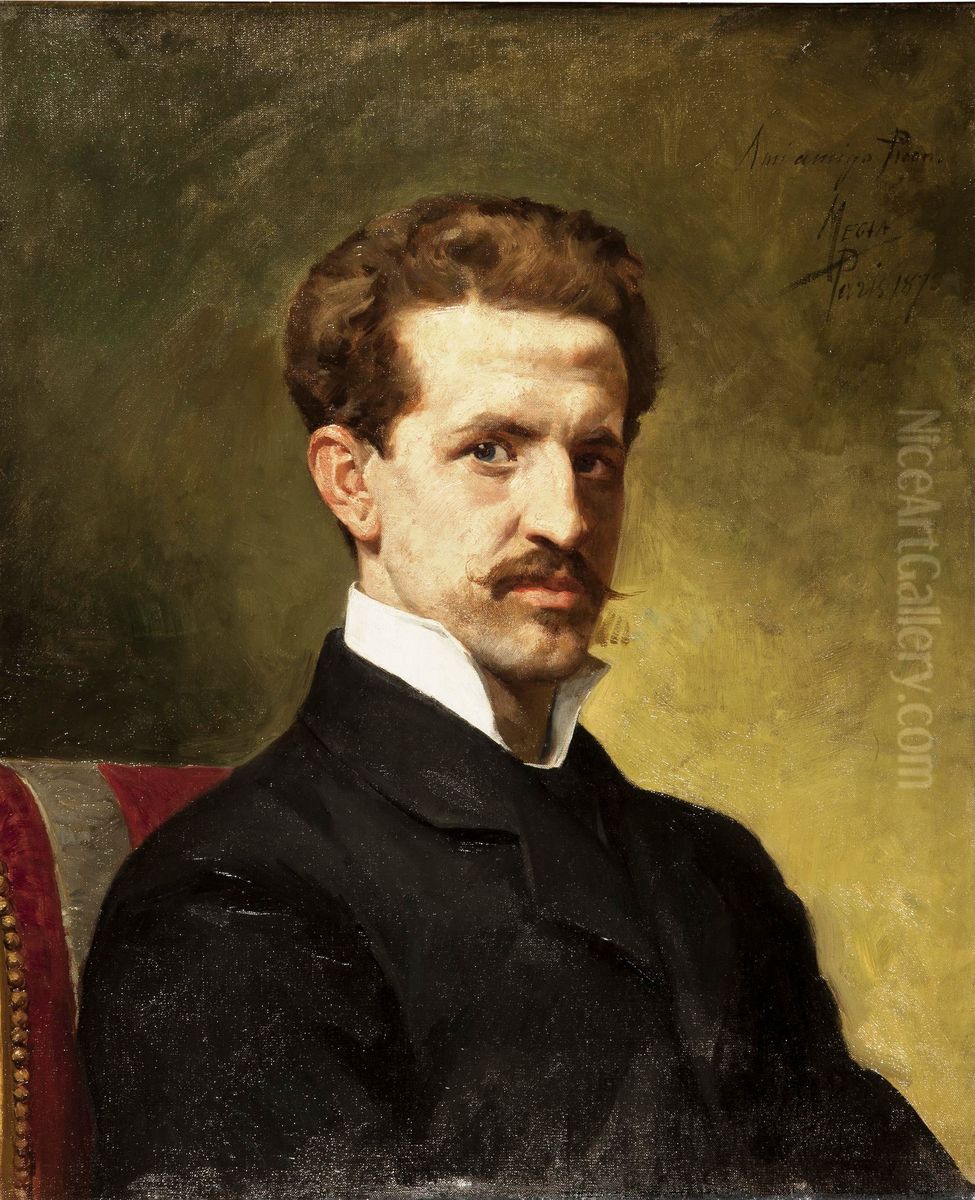 Jacinto Octavio Picon Oil Painting by Nicolas Megia