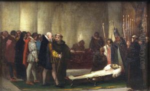 Escena historica de velatorio