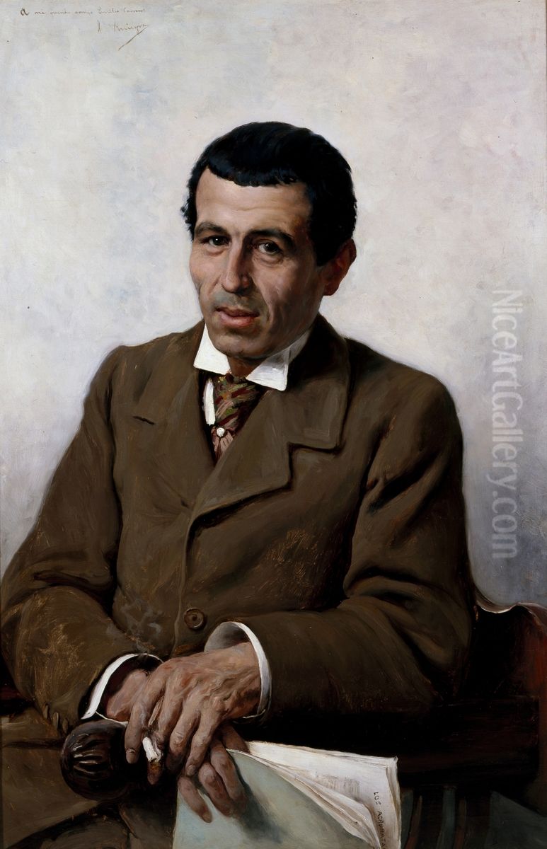 Emilio Carreras Oil Painting by Salvador Viniegra