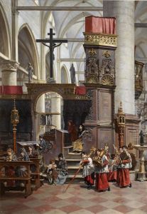 En la iglesia dei Frari de Venecia