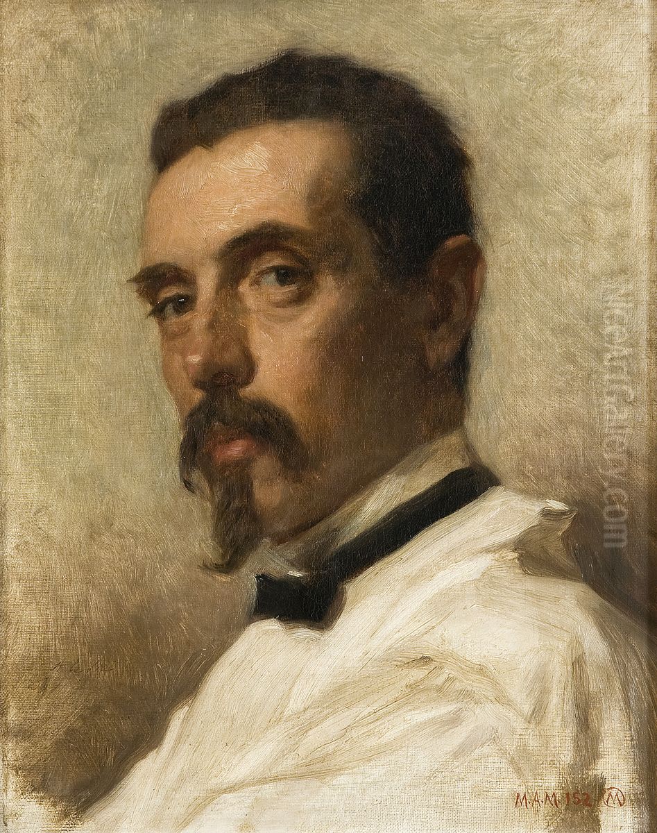 El pintor Vicente Polero y Toledo Oil Painting by Federico de Madrazo y Kuntz