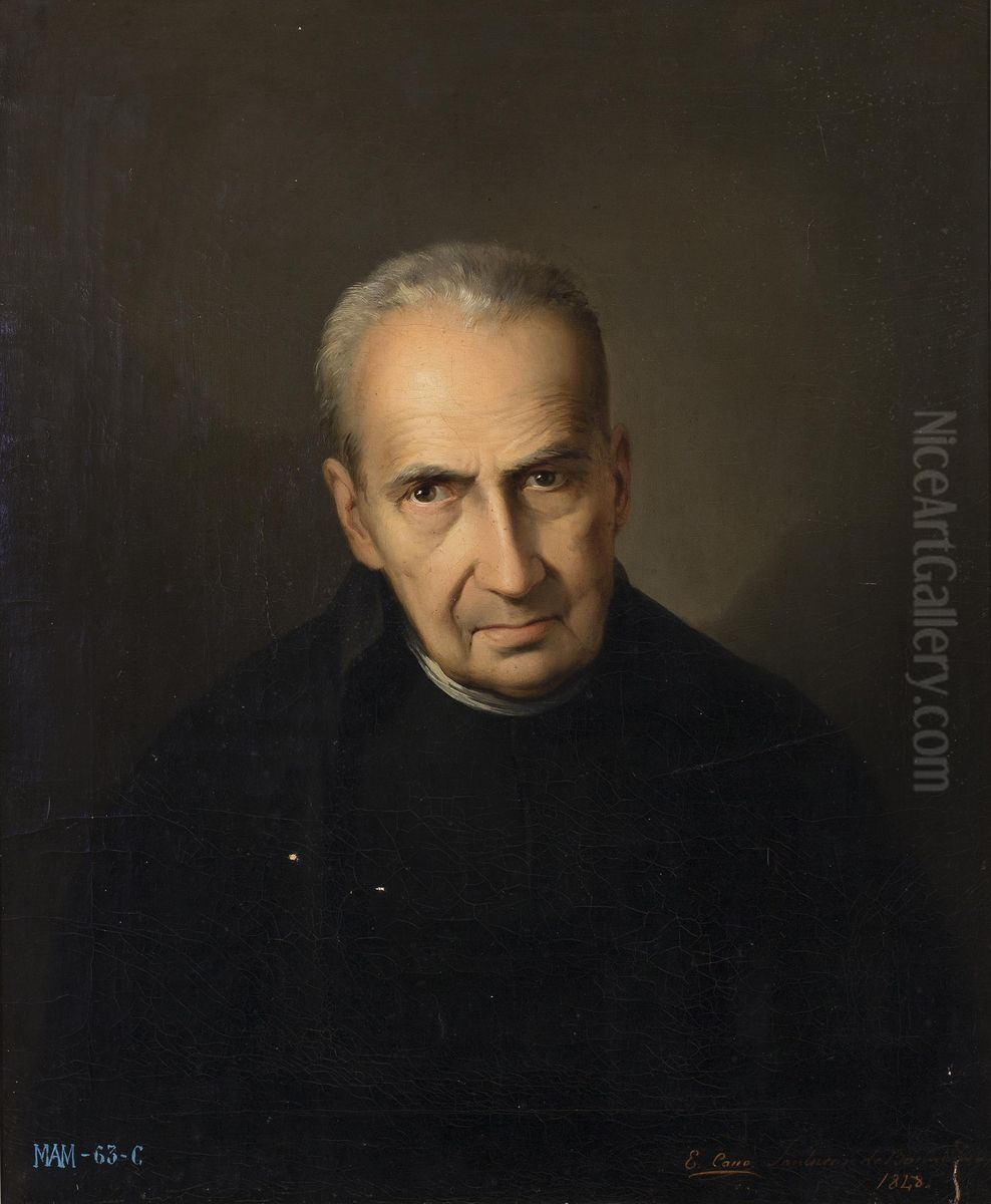 Rafael Colon y Borrego Oil Painting by Eduardo Javier Ramon Cano de la Pena