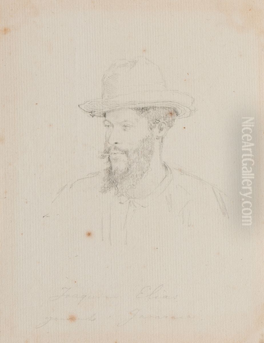 Joaquim Elias Oil Painting by Franz Keller-Leuzinger
