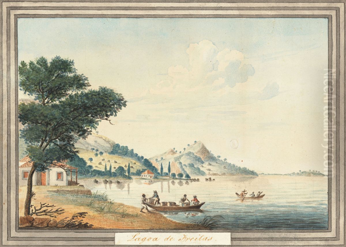 Lagoa de Freitas Oil Painting by Joseph Tully