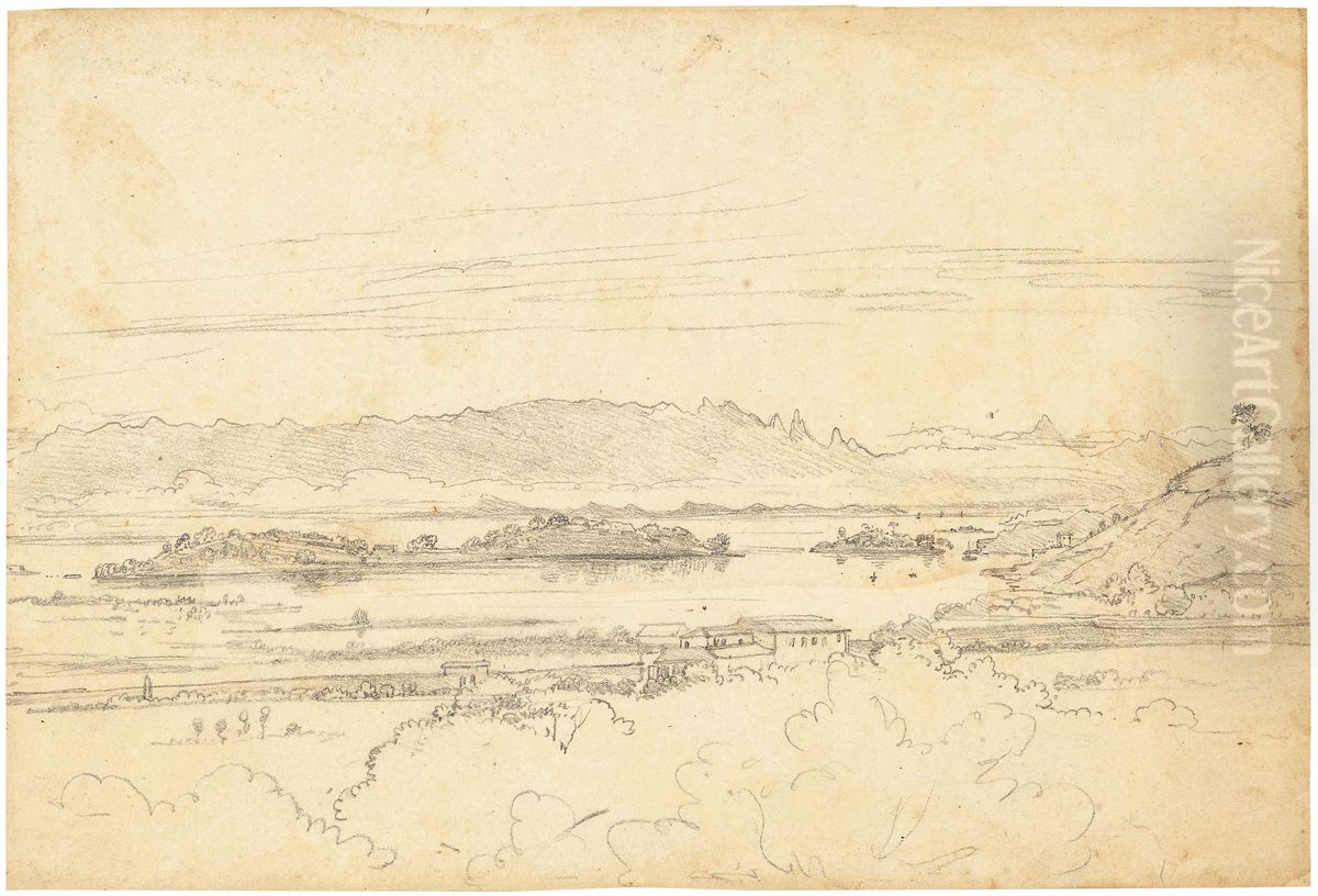 Organ Mountains from the Conde de Abarca's Oil Painting by Charles Landseer