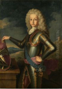 Luis I con armadura a los 10 anos