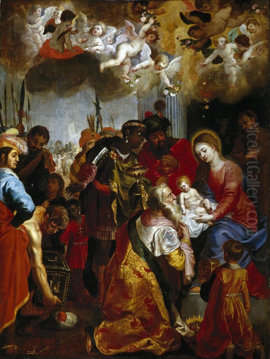 Adoration of the Magi Oil Painting by Hendrick van Balen the Elder