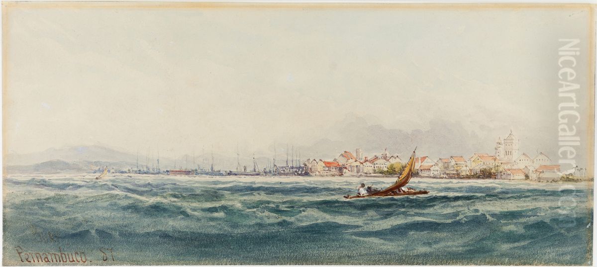 Pernambuco Oil Painting by J. Bury