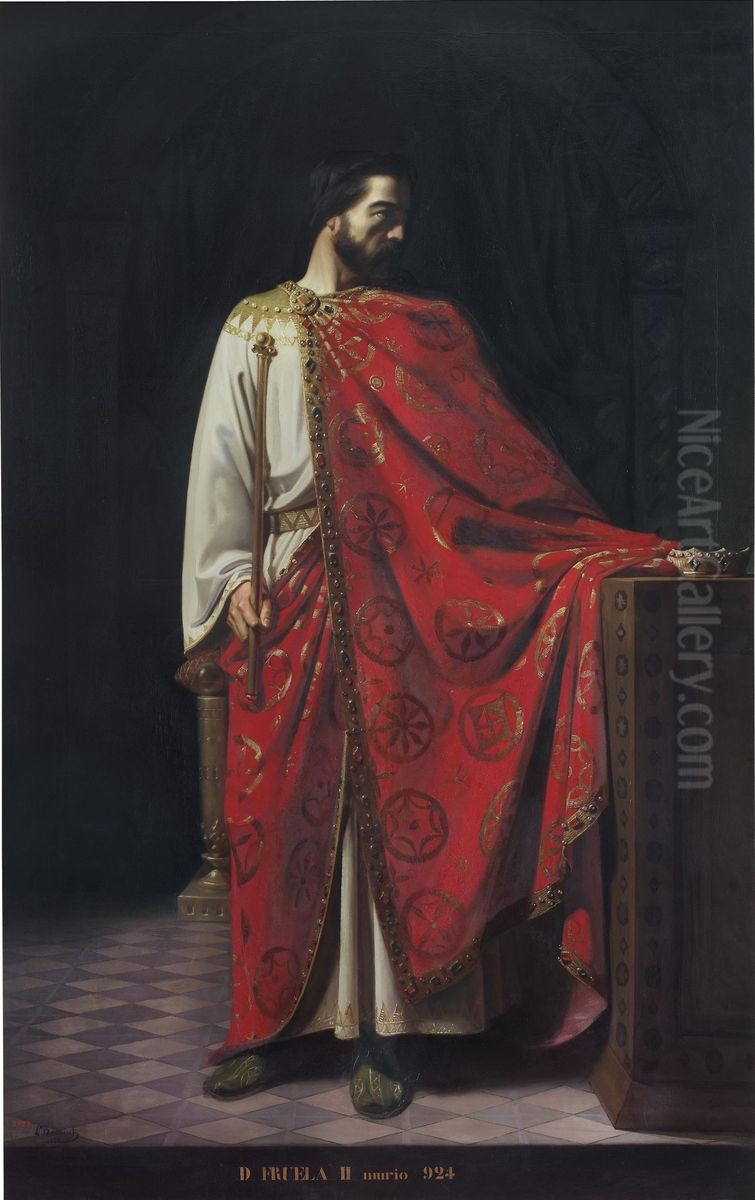 Fruela II de Leon Oil Painting by Leon Bonnat