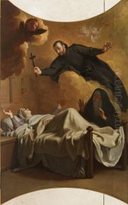 Aparicion de San Francisco de Regis a la madre Momplaisant