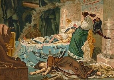 Cleopatra Oil Painting by Juan Luna
