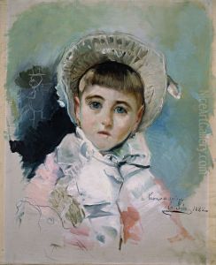 Maria Picon y Pardinas, con capota blanca
