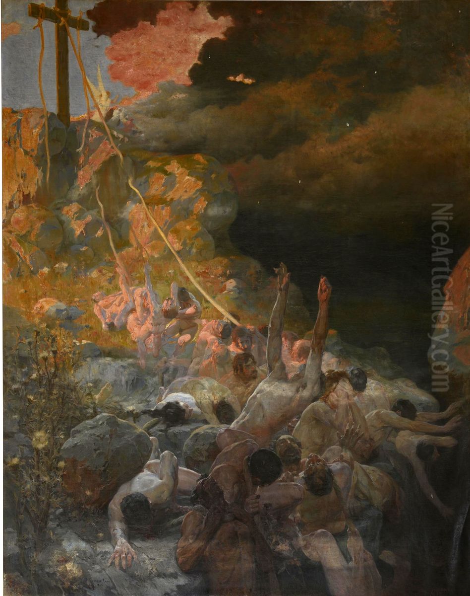 Al abismo Oil Painting by Ferran Cabrera i Canto